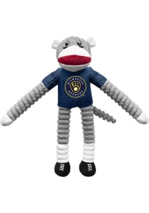 Milwaukee Brewers Sock Monkey Pet Toy