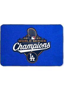 Los Angeles Dodgers 2025 World Series Champions 4x6 MVP Authentic Sports Turf Interior Rug - Blue