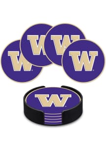 Washington Huskies 4 Pack Coaster - Purple