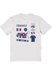 Vive La Fete France National Team Youth White Ian Short Sleeve T-Shirt