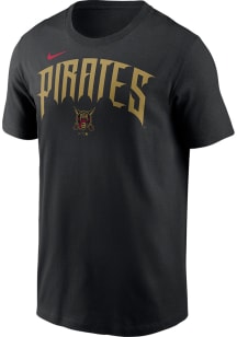 Nike Pittsburgh Pirates Black City Connect Wordmark Short Sleeve T Shirt