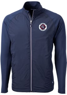 Cutter and Buck New England Revolution Mens Navy Blue Adapt Eco Medium Weight Jacket