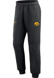 Nike Iowa Hawkeyes Mens Black Primary Logo Sweatpants