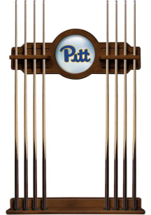 Pitt Panthers Solid Wood Cue Rack Pool Table