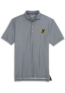 Johnnie O Iowa Hawkeyes Mens Black Hinson Vault Short Sleeve Fashion Polo