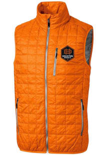 Cutter and Buck Houston Dynamo Mens Orange Rainier PrimaLoft Sleeveless Jacket