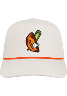 Buffalo Bisons Caddy 5-Panel Rope Adjustable Hat - White