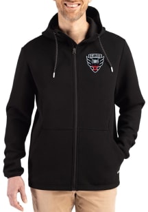 Cutter and Buck DC United Mens Black Epic Comfort Full Zip Light Weight Jacket