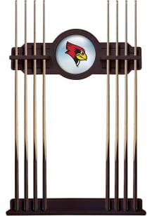 Illinois State Redbirds Solid Wood Cue Rack Pool Table