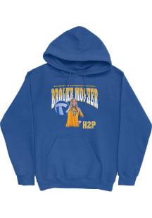 Brooke Mosher Pitt Panthers Mens Blue Photograph Hoodie Player Hood