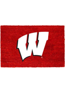 Wisconsin Badgers Color Coir Fiber Door Mat