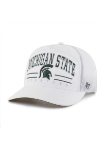 47 Michigan State Spartans Brrr Roscoe Mesh Hitch Adjustable Hat - White