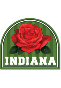 Indiana Rose Arched Stickers - Red