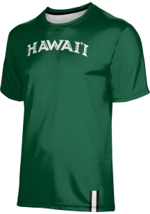ProSphere Hawaii Warriors Youth Green Solid Short Sleeve T-Shirt
