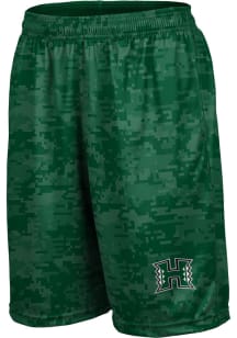 ProSphere Hawaii Warriors Mens Green Digital Shorts
