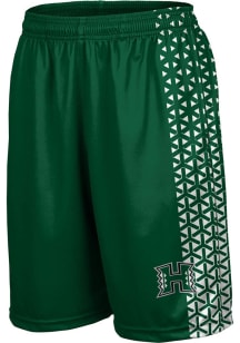 ProSphere Hawaii Warriors Mens Green Geometric Shorts