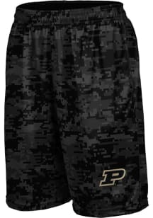 ProSphere Purdue Boilermakers Mens Black Digital Shorts