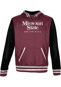 ProSphere Missouri State Bears Mens Maroon Letterman Long Sleeve Hoodie