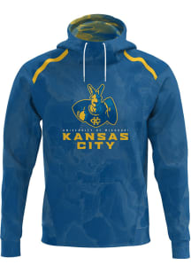 ProSphere UMKC Roos Mens Blue Element Long Sleeve Hoodie