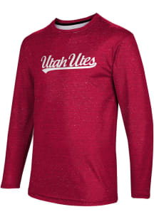 ProSphere Utah Utes Red Heather Long Sleeve T Shirt