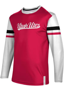 ProSphere Utah Utes Red Old School Long Sleeve T Shirt