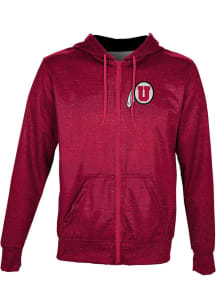 ProSphere Utah Utes Mens Red Heather Light Weight Jacket