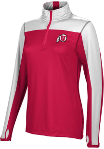 ProSphere Utah Utes Womens Red Sharp Qtr Zip