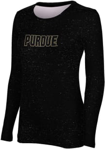 ProSphere Purdue Boilermakers Womens Black Heather LS Tee