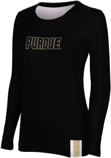 ProSphere Purdue Boilermakers Womens Black Solid LS Tee