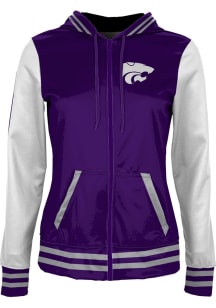 ProSphere K-State Wildcats Womens Purple Letterman Light Weight Jacket
