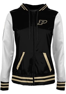 ProSphere Purdue Boilermakers Womens Black Letterman Light Weight Jacket