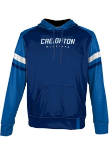 ProSphere Creighton Bluejays Mens Navy Blue Old School Long Sleeve Hoodie