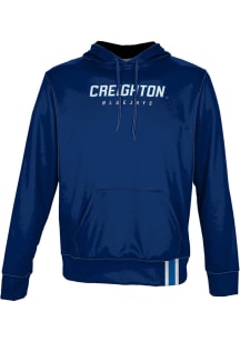 ProSphere Creighton Bluejays Mens Navy Blue Solid Long Sleeve Hoodie