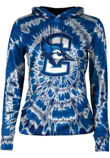 ProSphere Creighton Bluejays Womens Navy Blue Tie Dye Hooded Sweatshirt