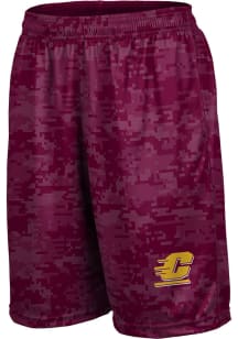 ProSphere Central Michigan Chippewas Mens Maroon Digital Shorts