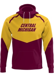 ProSphere Central Michigan Chippewas Mens Maroon Legacy Long Sleeve Hoodie