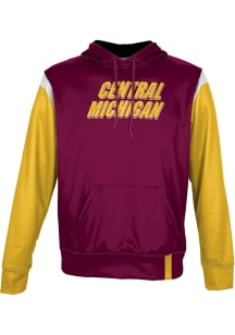 ProSphere Central Michigan Chippewas Mens Maroon Tailgate Long Sleeve Hoodie