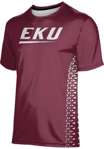 ProSphere Eastern Kentucky Colonels Youth Maroon Geometric Short Sleeve T-Shirt
