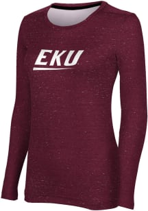 ProSphere Eastern Kentucky Colonels Womens Maroon Heather LS Tee