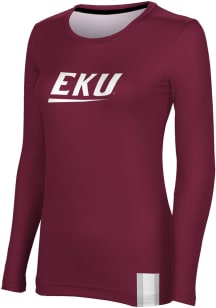 ProSphere Eastern Kentucky Colonels Womens Maroon Solid LS Tee