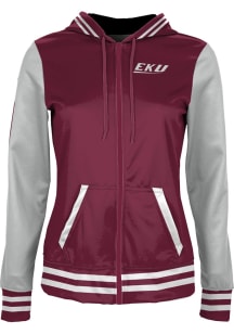 ProSphere Eastern Kentucky Colonels Womens Maroon Letterman Light Weight Jacket