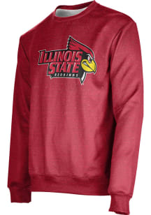 ProSphere Illinois State Redbirds Mens Red Heather Long Sleeve Crew Sweatshirt