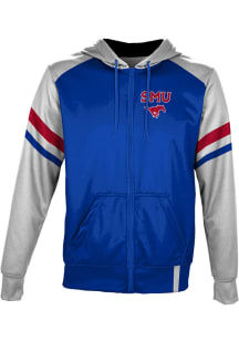 ProSphere SMU Mustangs Mens Blue Old School Light Weight Jacket