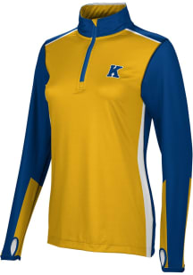 ProSphere Kent State Golden Flashes Womens Navy Blue Counter Qtr Zip