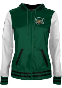 ProSphere Ohio Bobcats Womens Green Letterman Light Weight Jacket