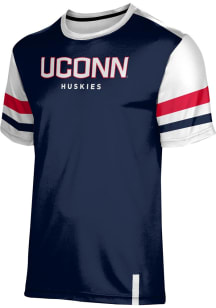 ProSphere UConn Huskies Navy Blue Old School Short Sleeve T Shirt