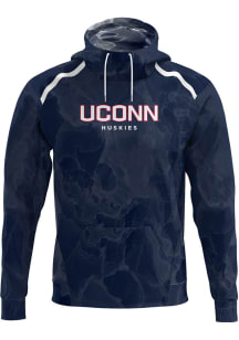 ProSphere UConn Huskies Mens Navy Blue Element Long Sleeve Hoodie