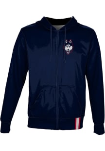 ProSphere UConn Huskies Mens Navy Blue Solid Light Weight Jacket