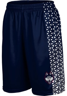 ProSphere UConn Huskies Mens Navy Blue Geometric Shorts