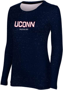 ProSphere UConn Huskies Womens Navy Blue Heather LS Tee